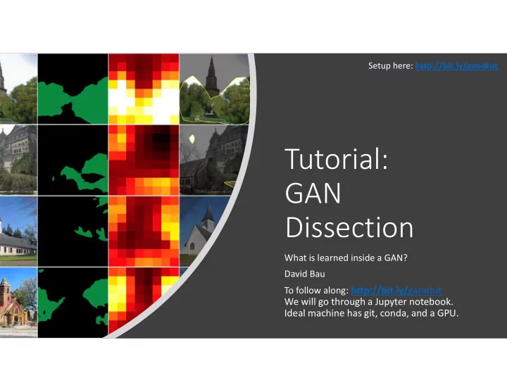 tutorial gan dissection