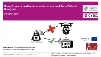 HoneyDrone: a medium-interaction Unmanned Aerial Vehicle  HoneyDrone: a medium-interaction Unmanned