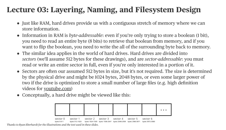 lecture 03 layering naming and filesystem design