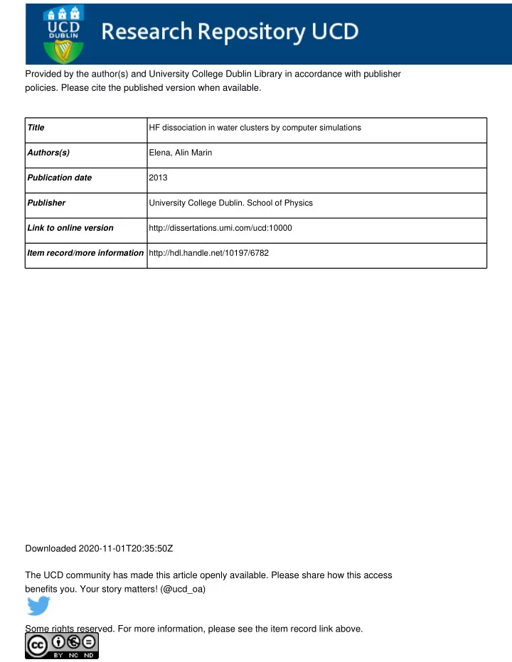 provided by the author s and university college dublin