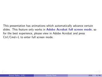Roland Walker (UIC)  Distality Rank  2020  0 / 49  Distality Rank  Roland Walker
