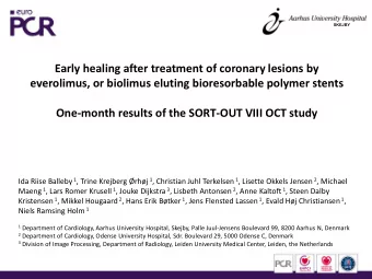 Ida Riise Balleby 1 , Trine Krejberg rhj 1 , Christian Juhl Terkelsen 1 , Lisette Okkels