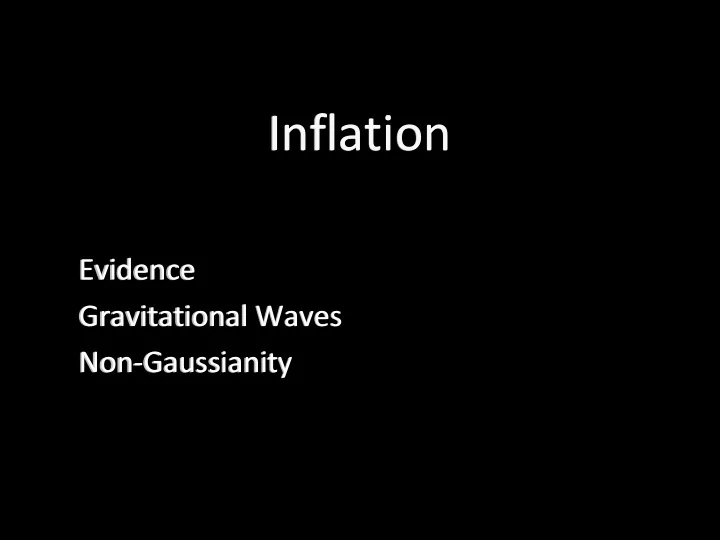 inflation