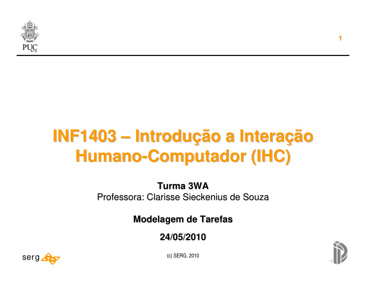 inf1403 introdu introdu o a intera o a intera o o inf1403