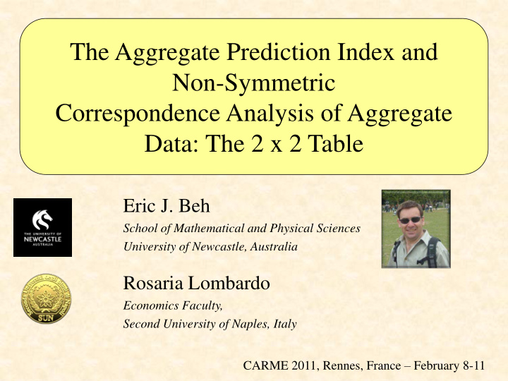 the aggregate prediction index and non symmetric