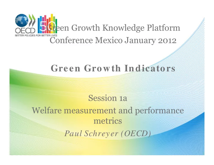 green growth indicators
