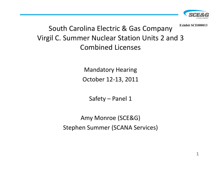 south carolina electric gas company p y virgil c summer