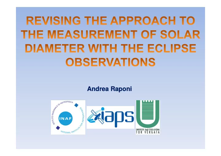 andrea raponi andrea raponi summary
