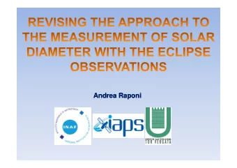 Andrea Raponi  Andrea Raponi  SUMMARY 1. Problems with the Classical Method  2. Understanding the