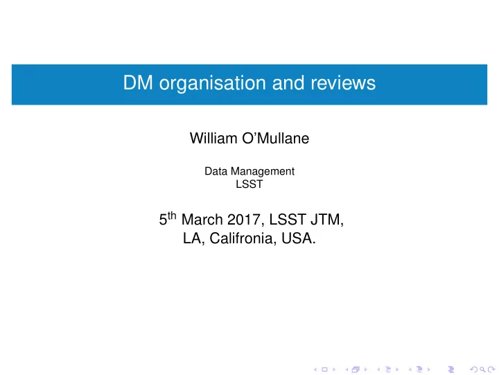 dm organisation and reviews
