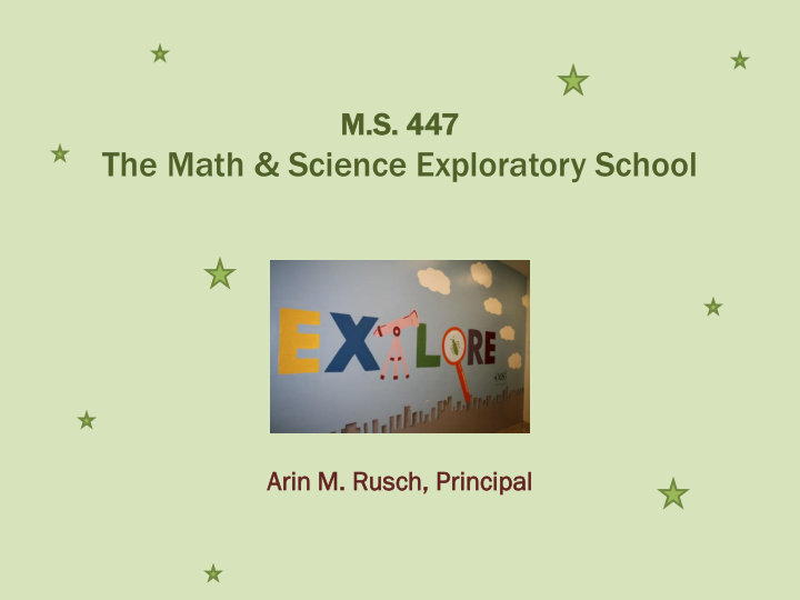 the math science exploratory school