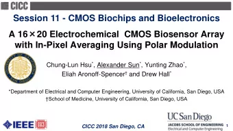 A 16  20 Electrochemical  CMOS Biosensor Array  with In-Pixel Averaging Using Polar Modulation