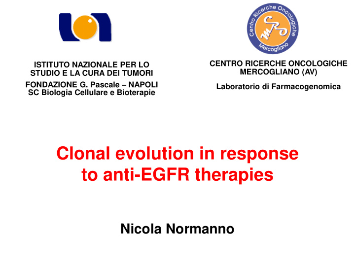 to anti egfr therapies