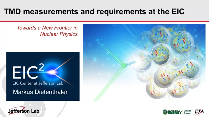 tmd measurements and requirements at the eic