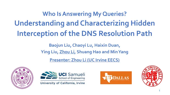 understanding and characterizing hidden