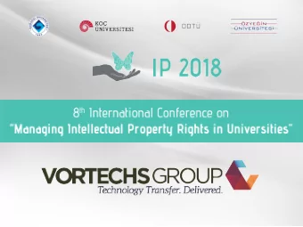 Expanding your  career and your  opportunities  15 years dedicated to   technology transfer