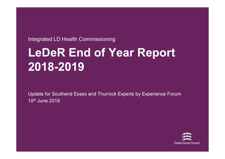 leder end of year report 2018 2019