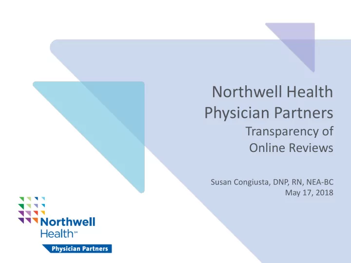 northwell health physician partners