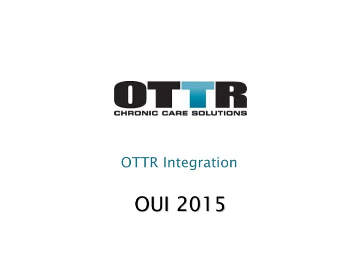 oui 2015 why transpl splant ant is is sp specia ial