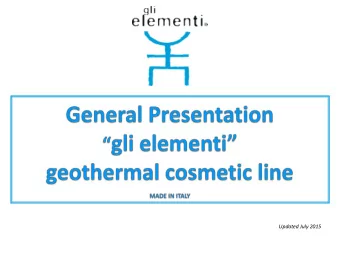 Updated July 2015  company profile  Founded in 1999  Privately owned  Specialized in