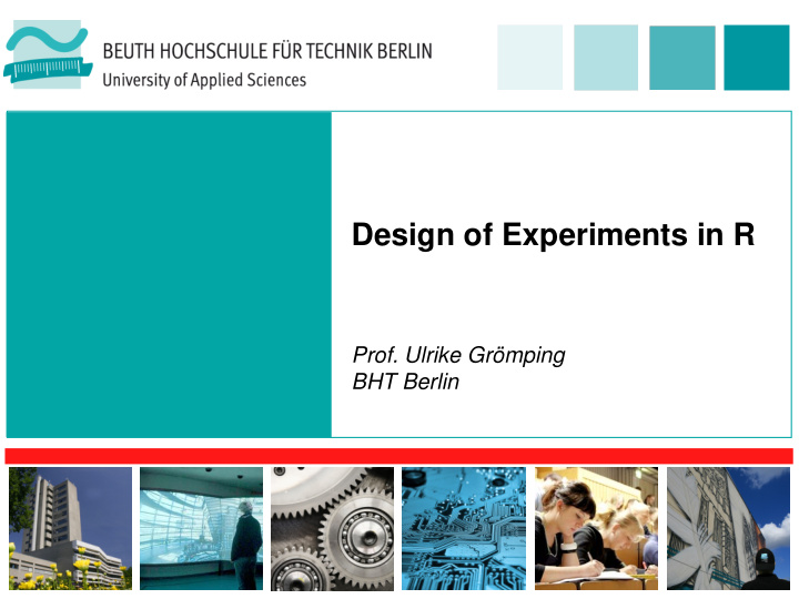 design of experiments in r