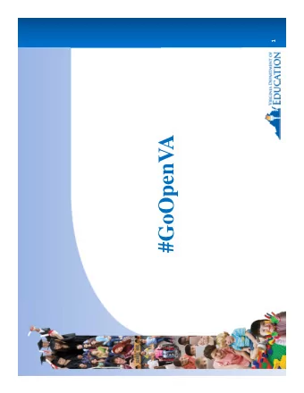 #GoOpenVA  Web Page Established