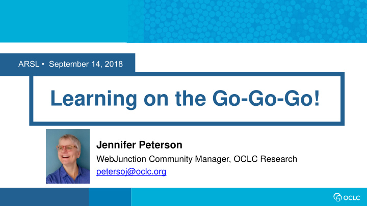 learning on the go go go