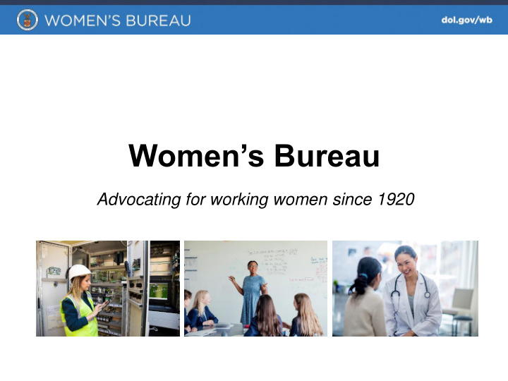 women s bureau