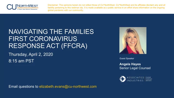navigating the families first coronavirus response act