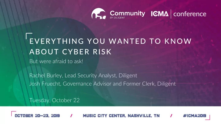 everything you wanted to know about cyber risk