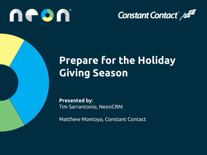 prepare for the holiday giving season