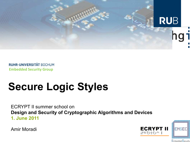 secure logic styles