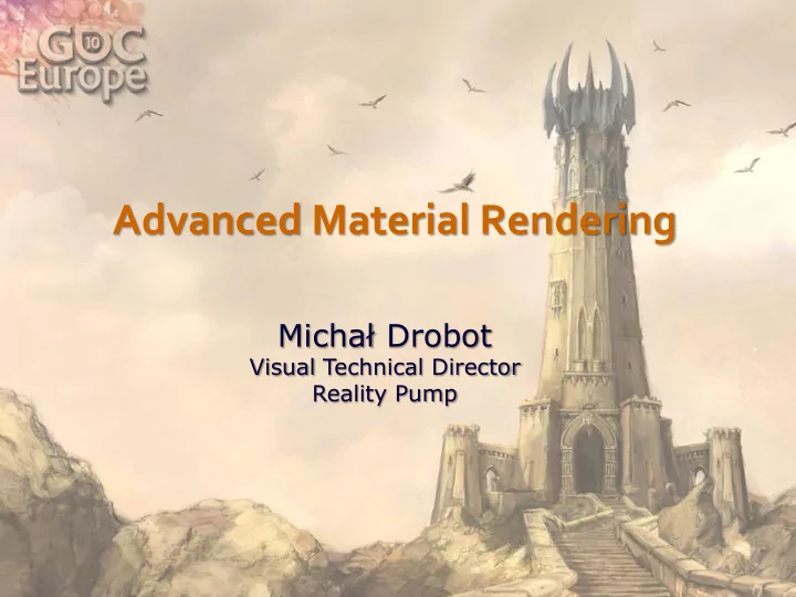 advanced material rendering