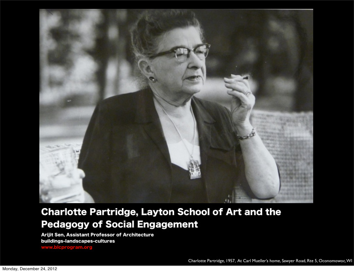 charlotte partridge layton school of art and the pedagogy