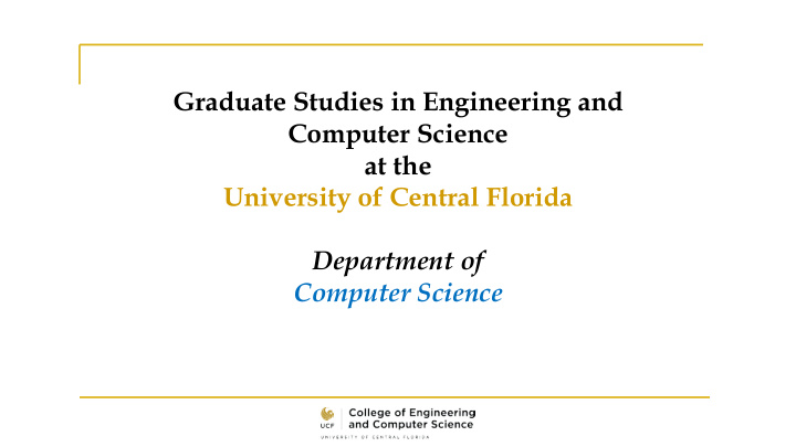 graduate studies in engineering and computer science at