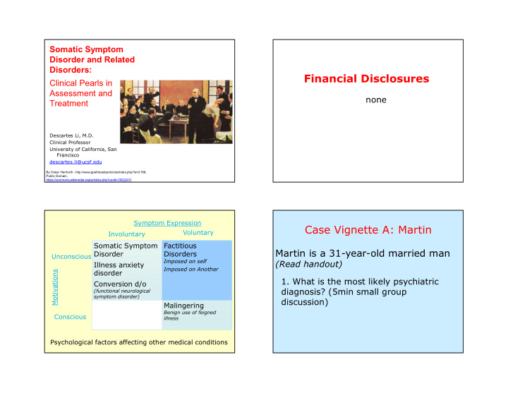 financial disclosures