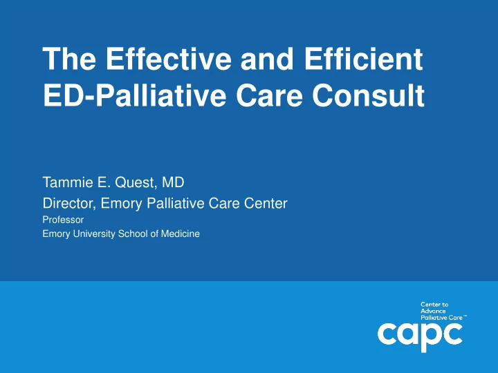 ed palliative care consult