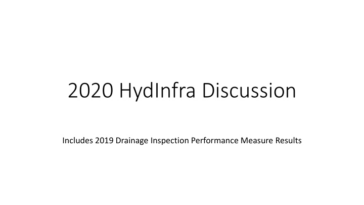 2020 hydinfra discussion