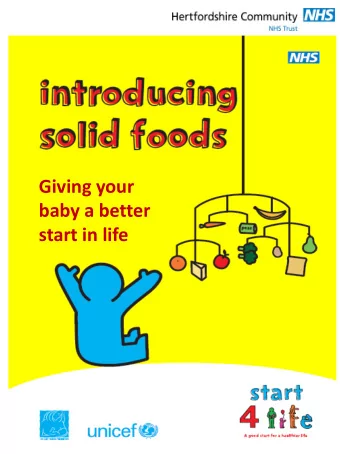 baby a better  start in life  ELAINE SMITH  INFANT FEEDING CO-ORDINATOR ,WEST LOCALTIY  GEORGINA