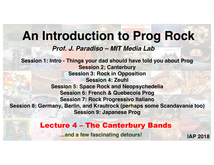 an introduction to prog rock