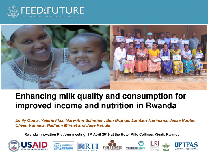 enhancing milk quality and consumption for improved