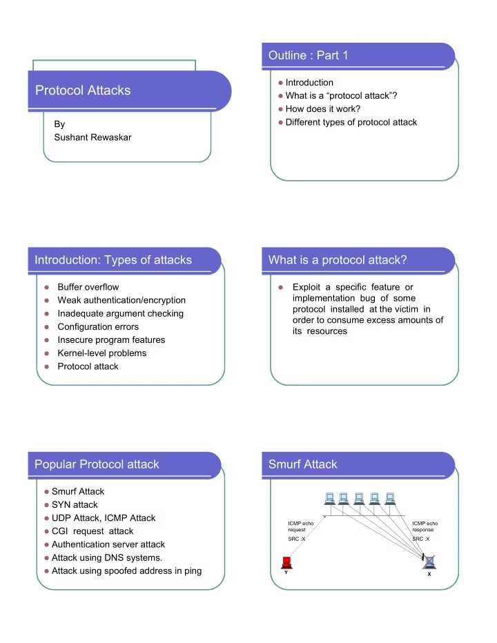 protocol attacks