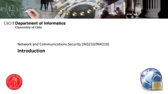 Introduction  Introduction  Nils Gruschka  University Kiel (Diploma in Computer Science)