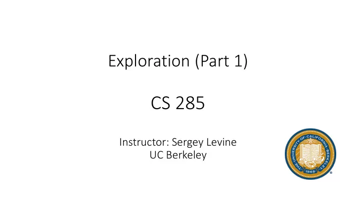 cs 285