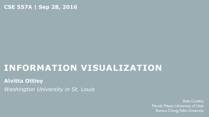 information visualization