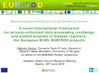 A  A novel international fram ew ork  l i  i  l f  k  for privacy-enhanced data processing,