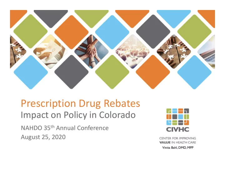 prescription drug rebates
