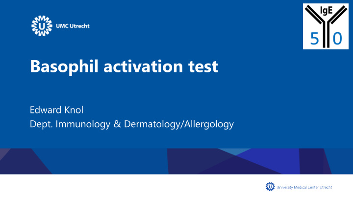basophil activation test