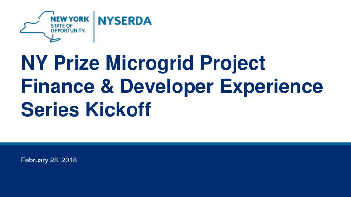 ny prize microgrid project