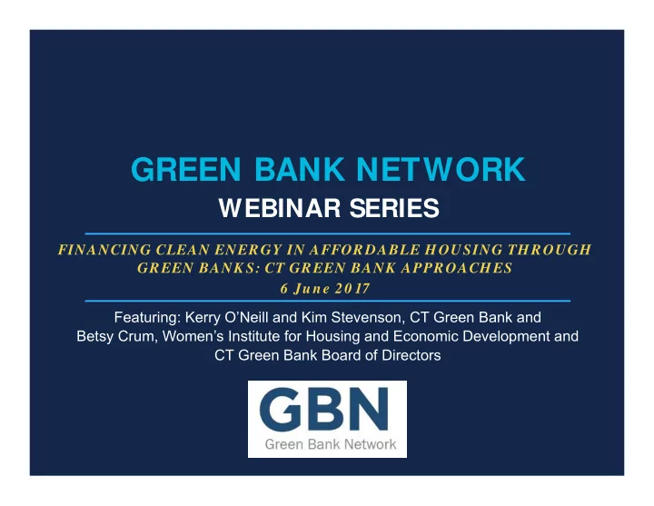 green bank network